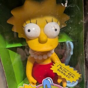 New in box The Simpsons Bubble Blowing Lisa Mattel 1990